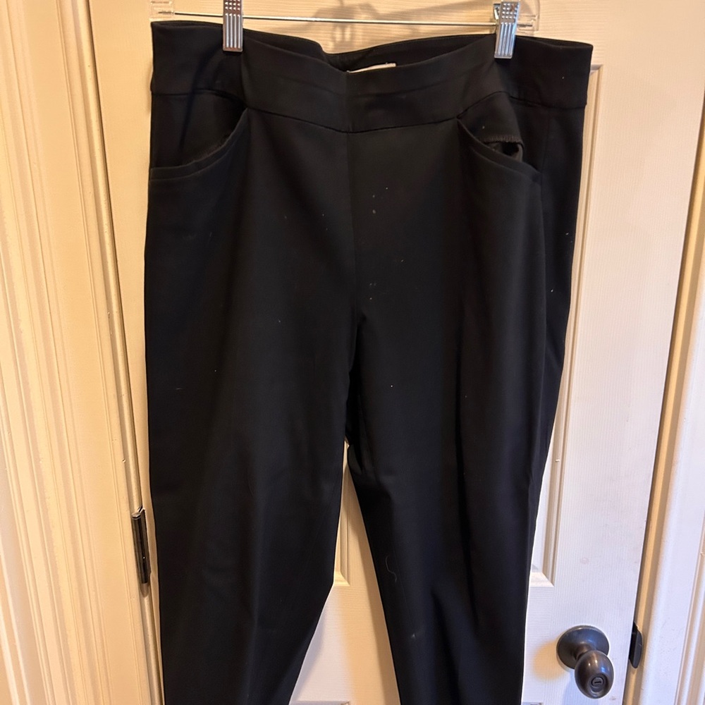 Talbots Women's Black Straight Leg Pants